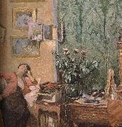Edouard Vuillard Mrs. Black s call oil